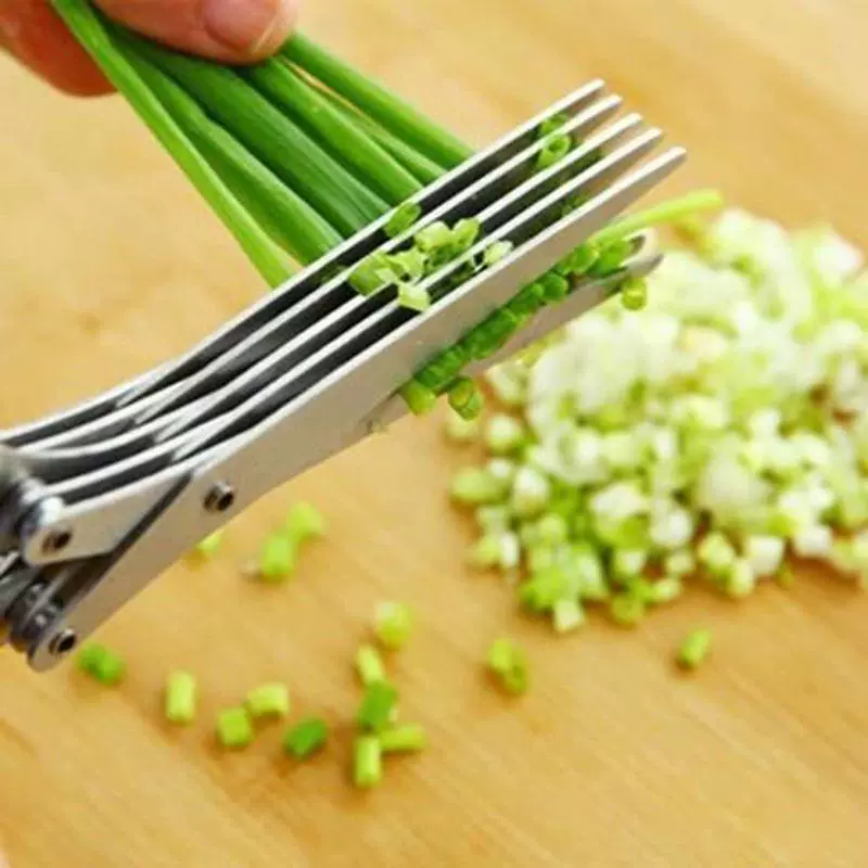 Herb Scissors 5 Blade - Ciseaux de cuisine multi-couches en acier