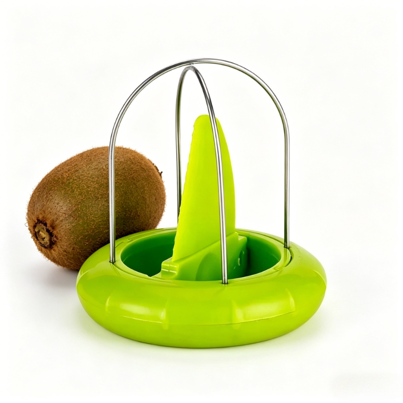 Kitchen Gadgets Essential - Éplucheur de kiwi créatif en acier