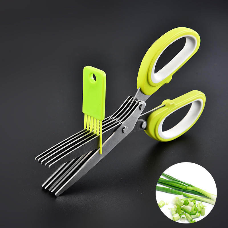 Herb Scissors 5 Blade - Ciseaux à herbes en acier inoxydable,