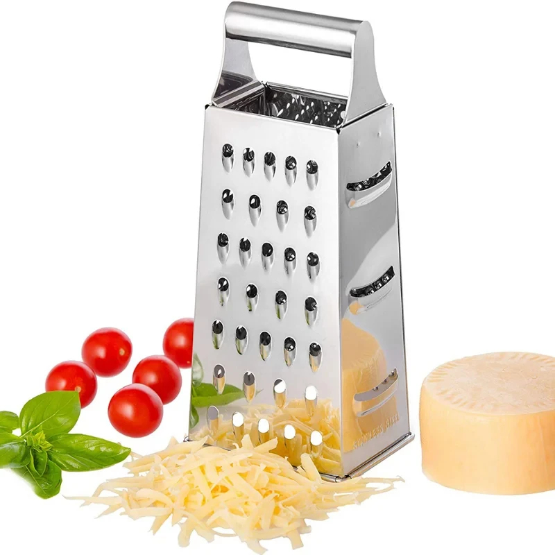 Cheese Grater Box - Râpe à Lames Quadruples en Acier