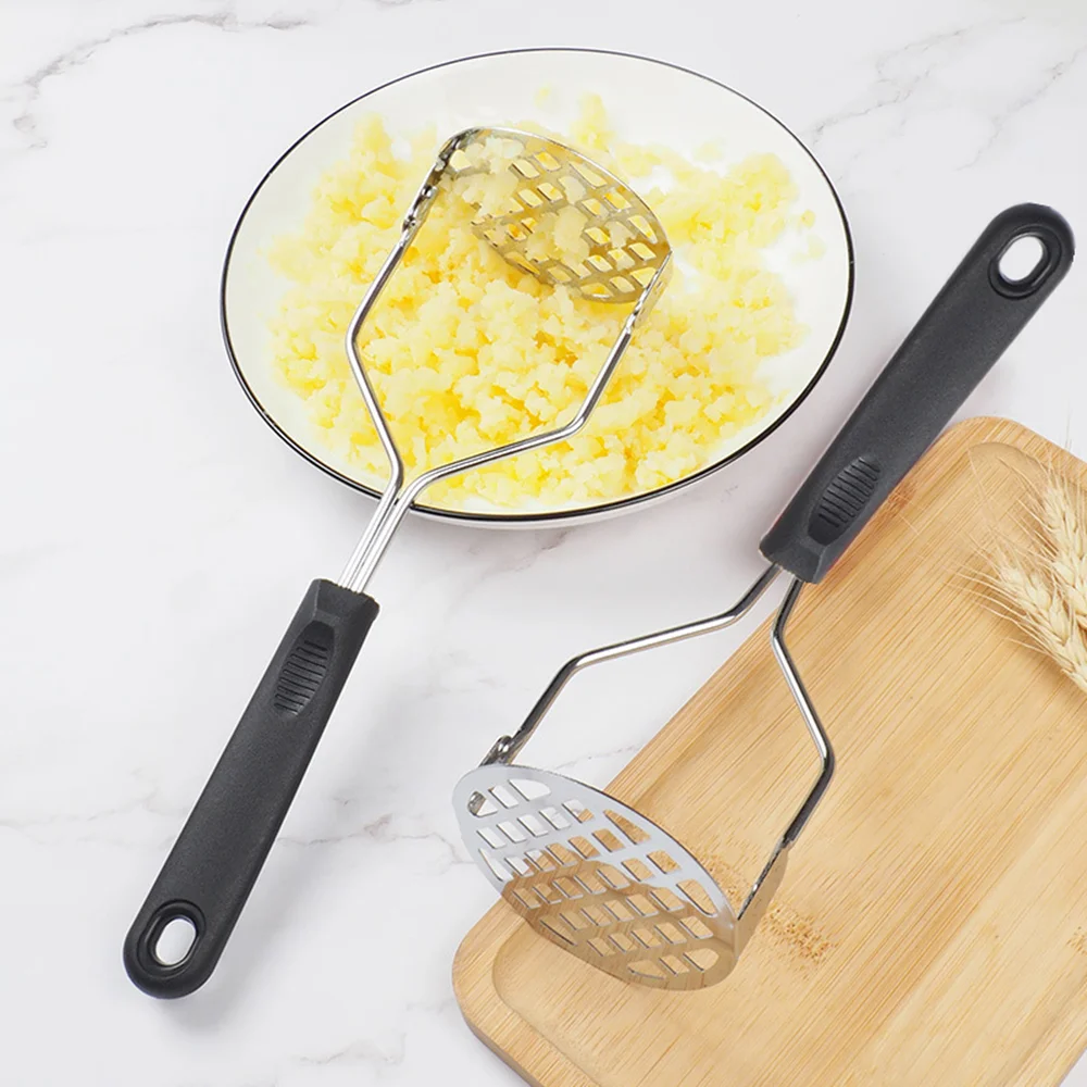 Kitchen Gadgets For Kids - Écrase-pommes manuel en acier inoxydable, presse-fruits
