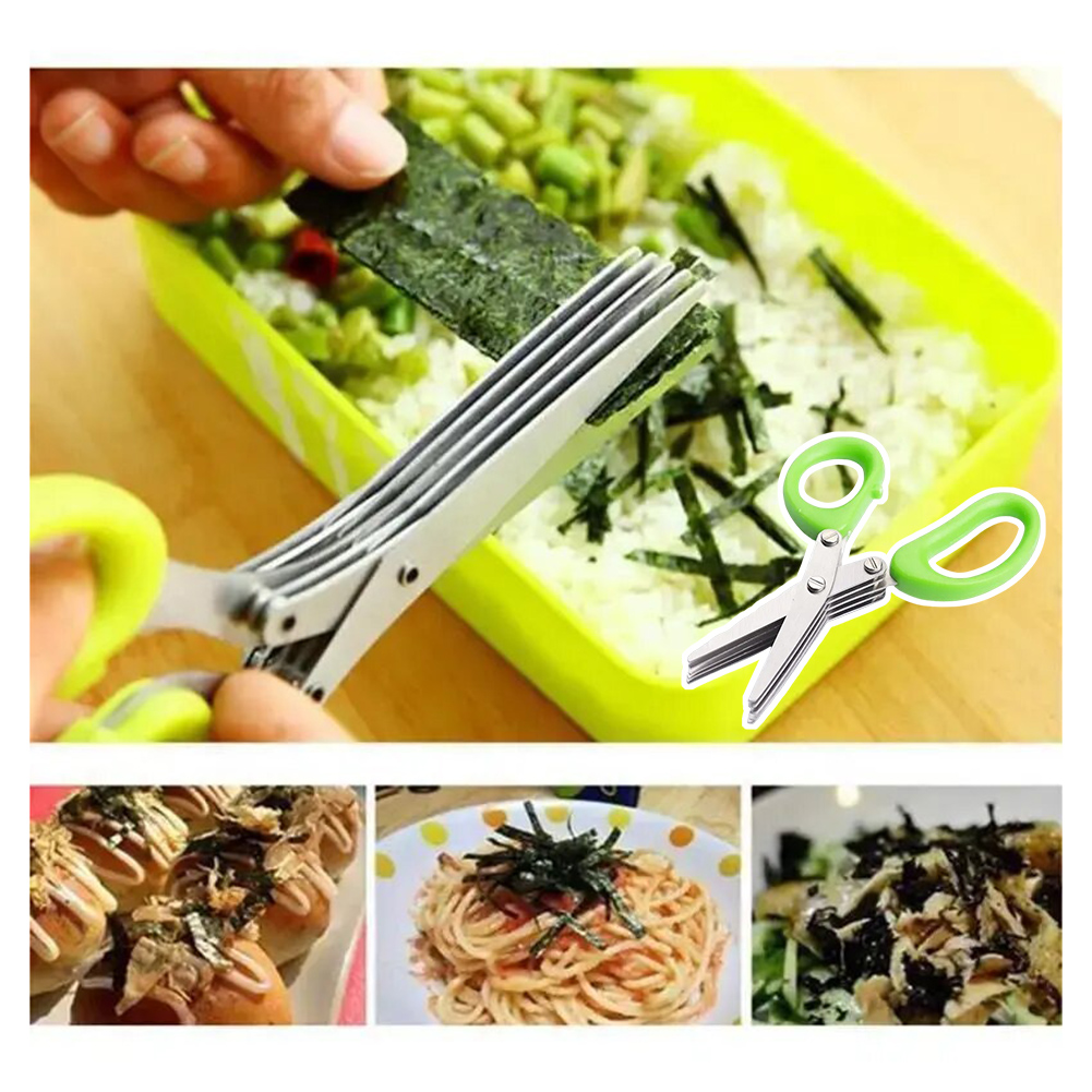 Ciseaux à herbes en acier inox - Herb Scissors 5 Blade avis et prix