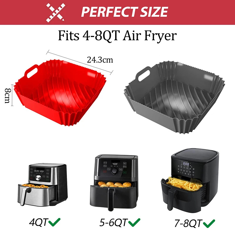 Grand panier en Silicone pour  - Kitchen Gadgets Air Fryer avis et prix