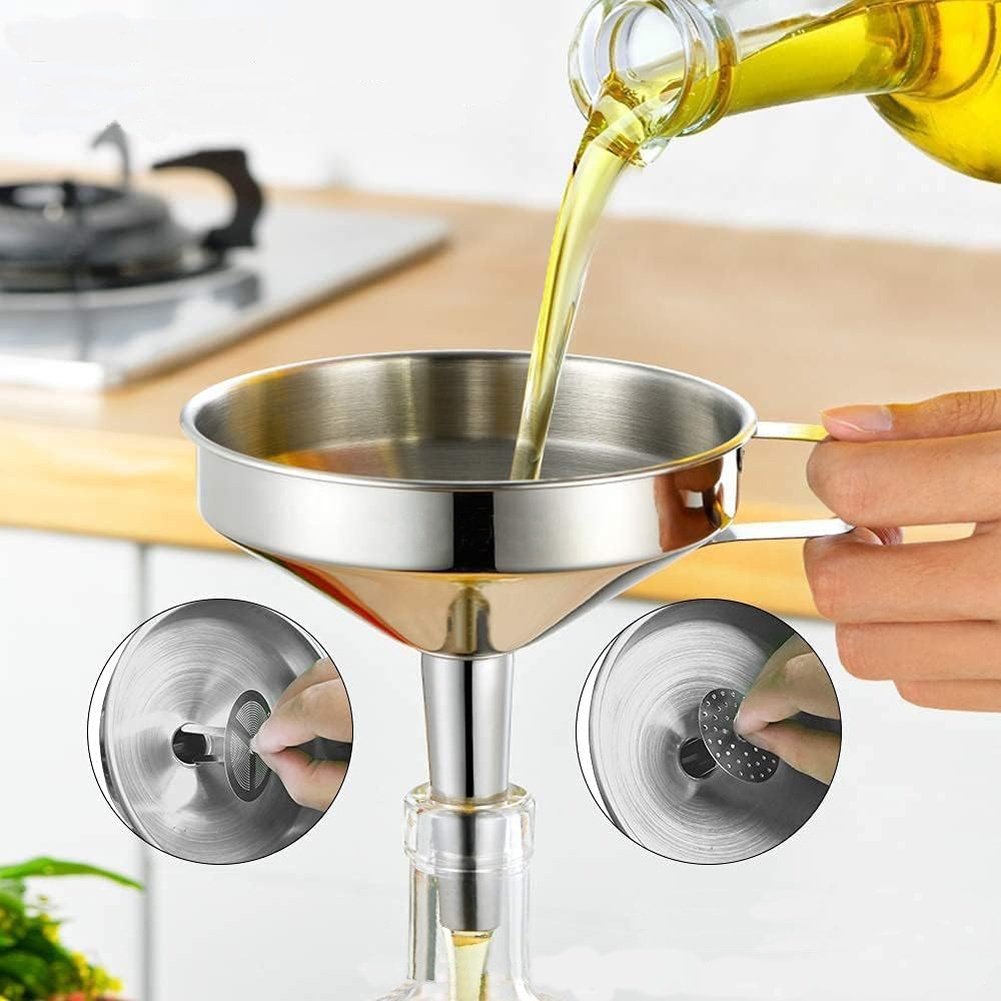 Entonnoir à huile de cuisson e - Kitchen Gadgets Design avis et prix