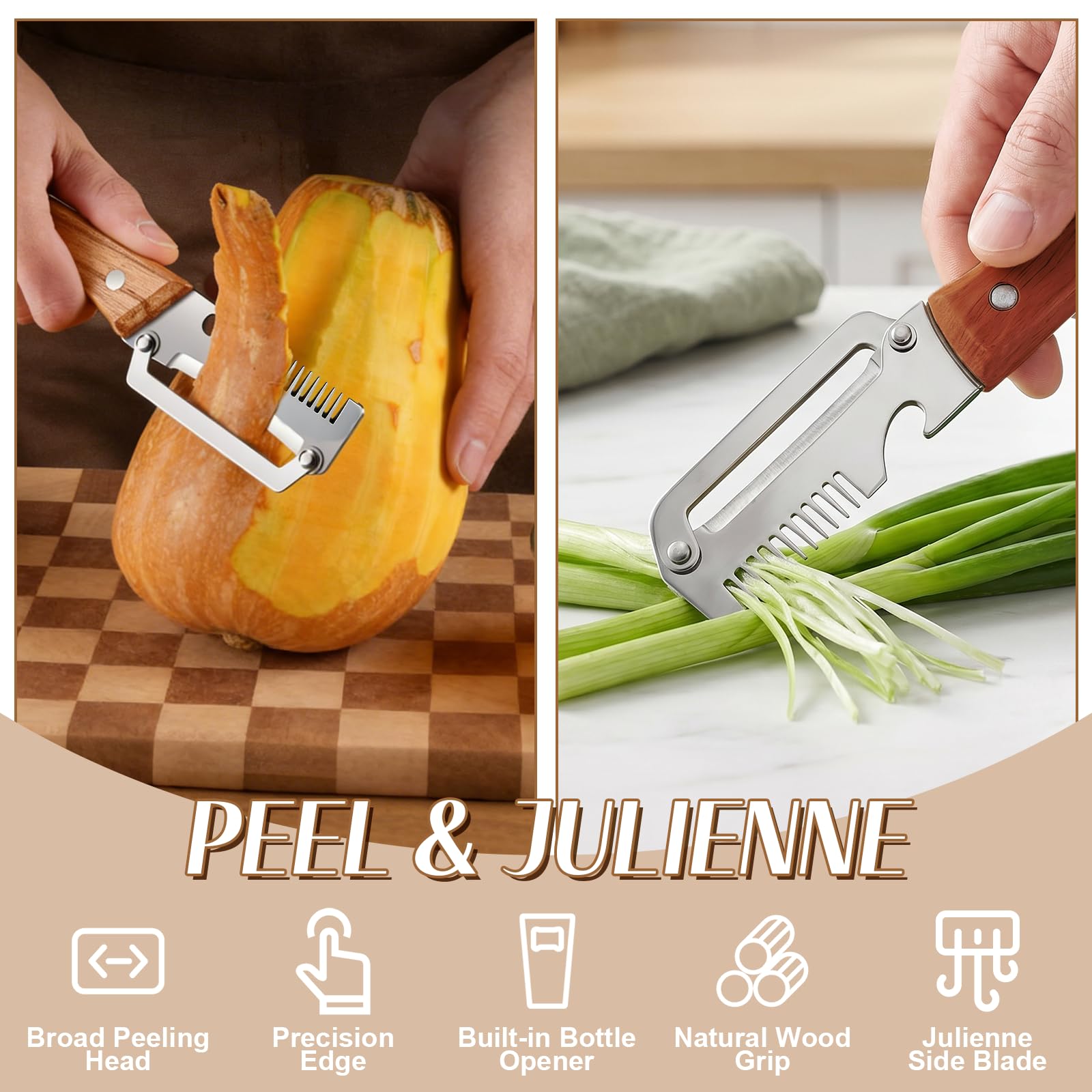 Éplucheur de légumes 3-en-1 av - Kitchen Gadgets Design avis et prix