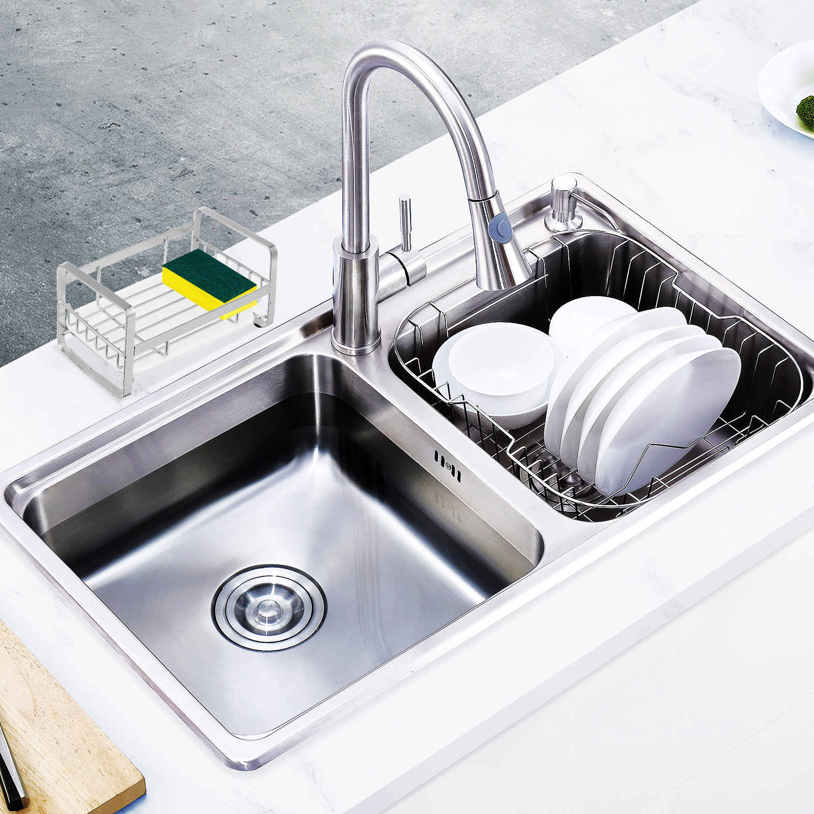 Organisateur d'évier : support - Kitchen Gadgets Essential avis et prix