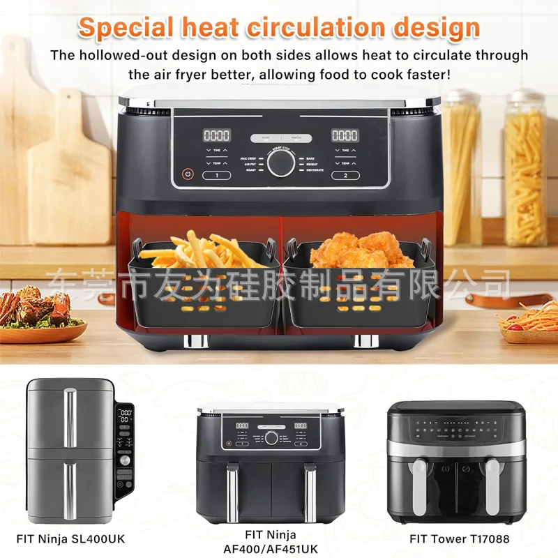 Nouvelles doublures en Silicon - Kitchen Gadgets Air Fryer avis et prix