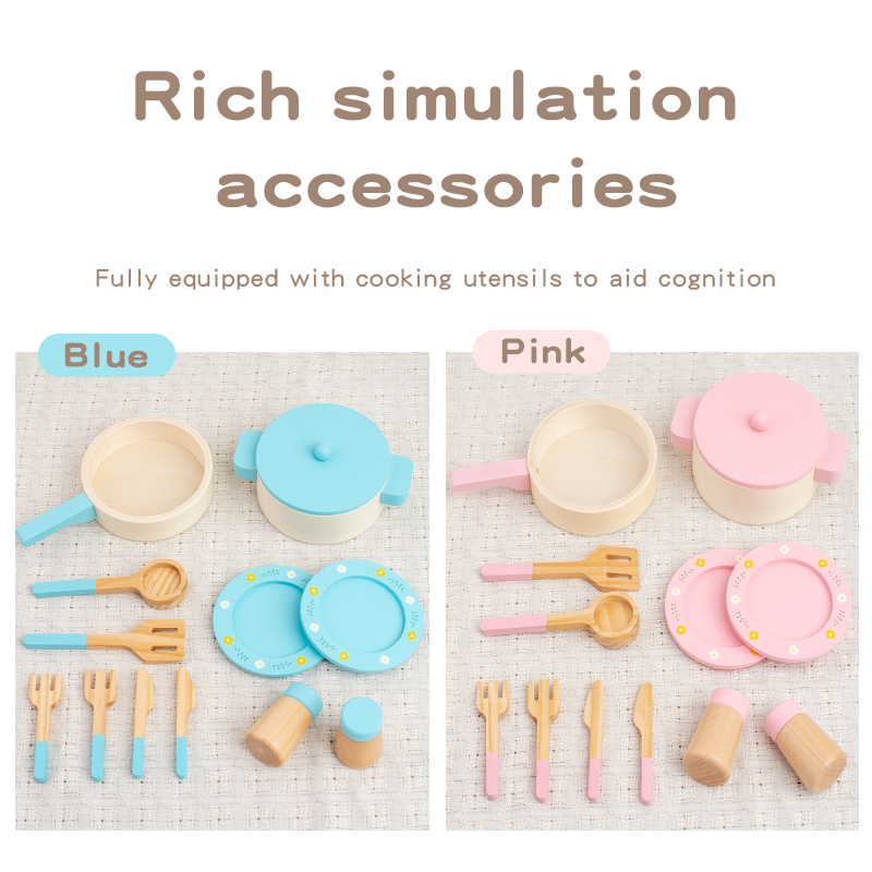 Ensemble de cuisine en bois po - Kitchen Gadgets For Kids avis et prix