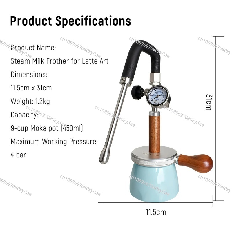 Mousseur à lait pneumatique ha - Milk Frother avis et prix
