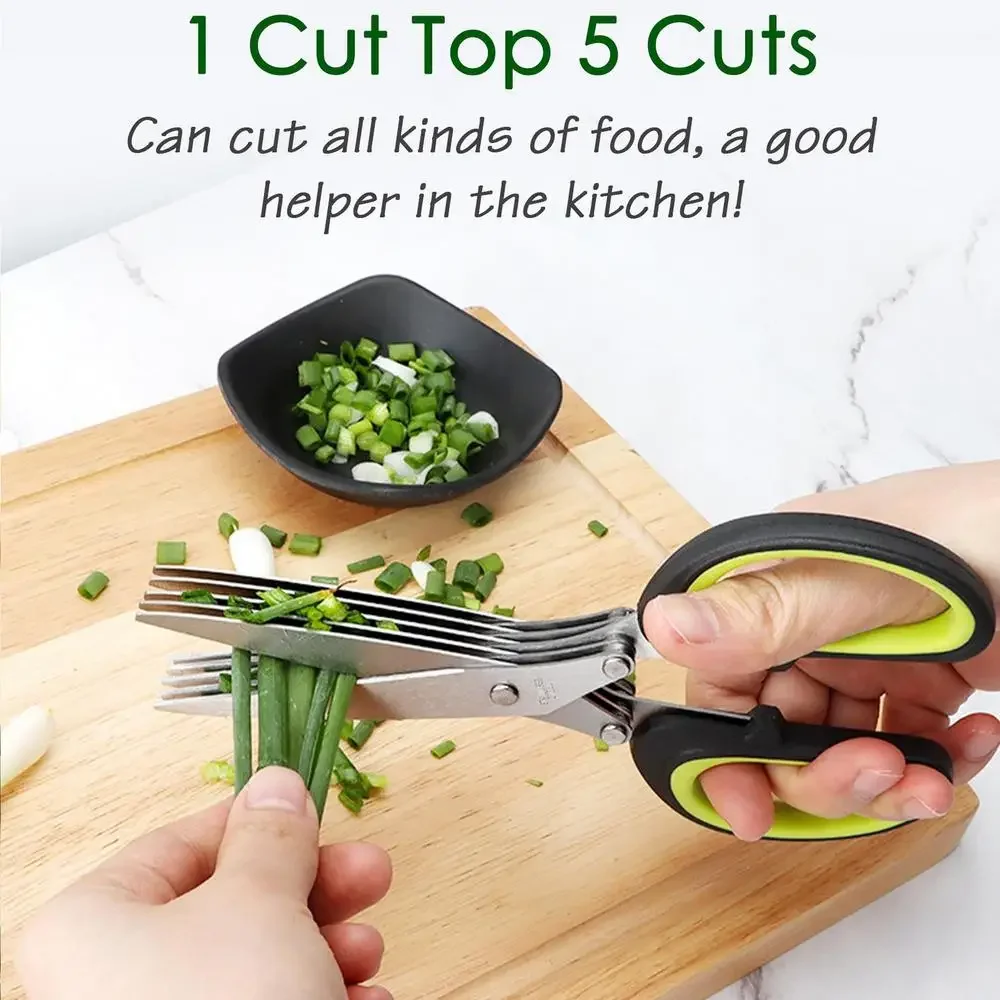 Ciseaux multicouches de cuisin - Herb Scissors 5 Blade avis et prix