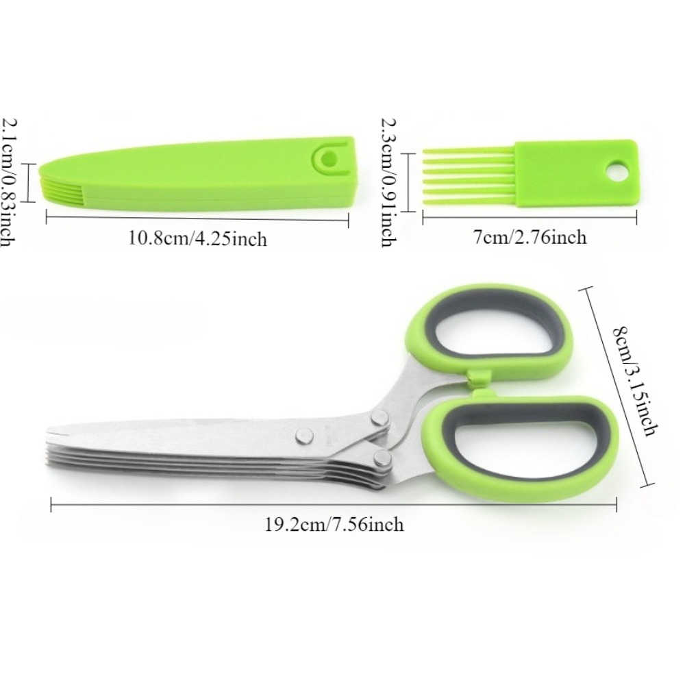Ciseaux multicouches de cuisin - Herb Scissors 5 Blade avis et prix