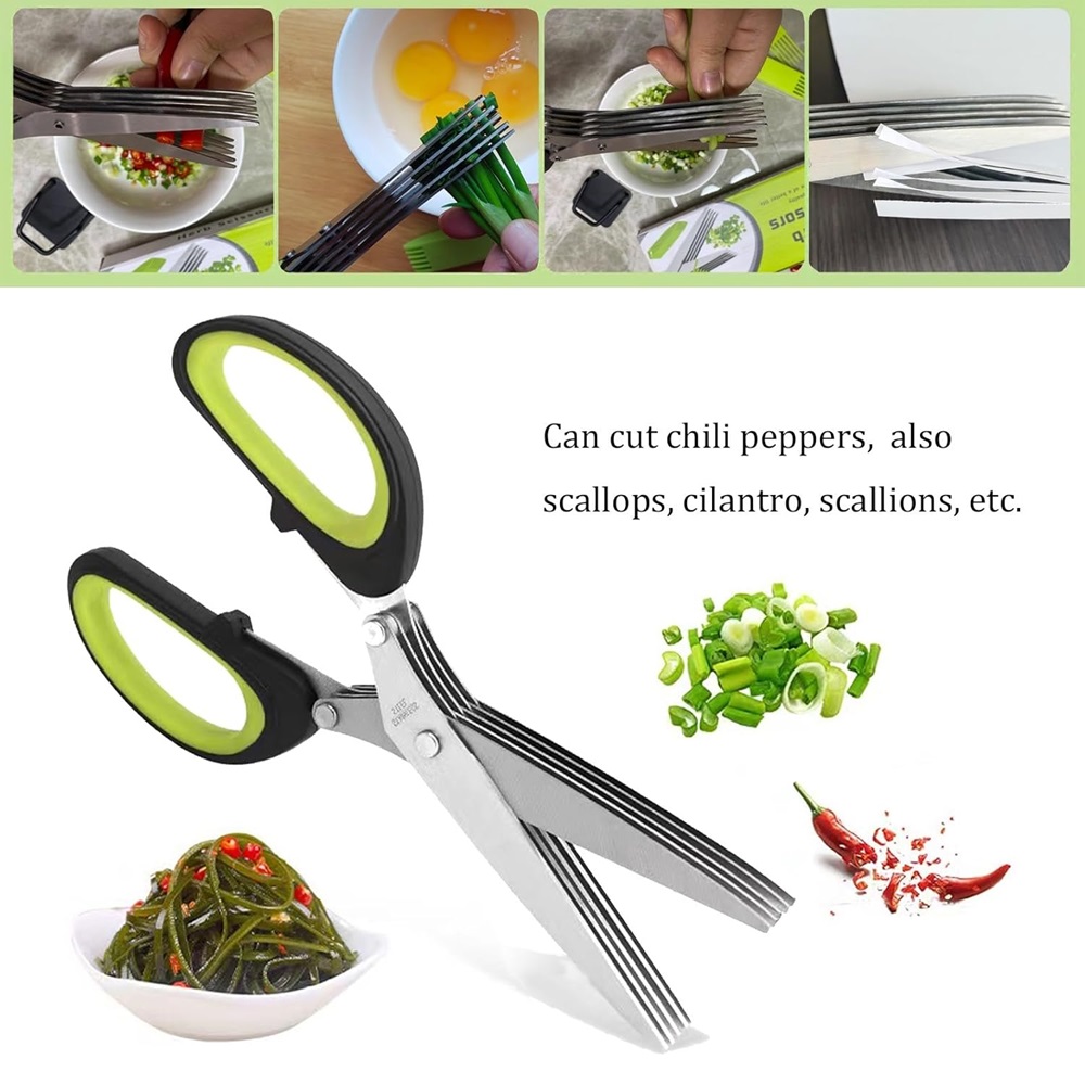 Ciseaux multicouches de cuisin - Herb Scissors 5 Blade avis et prix