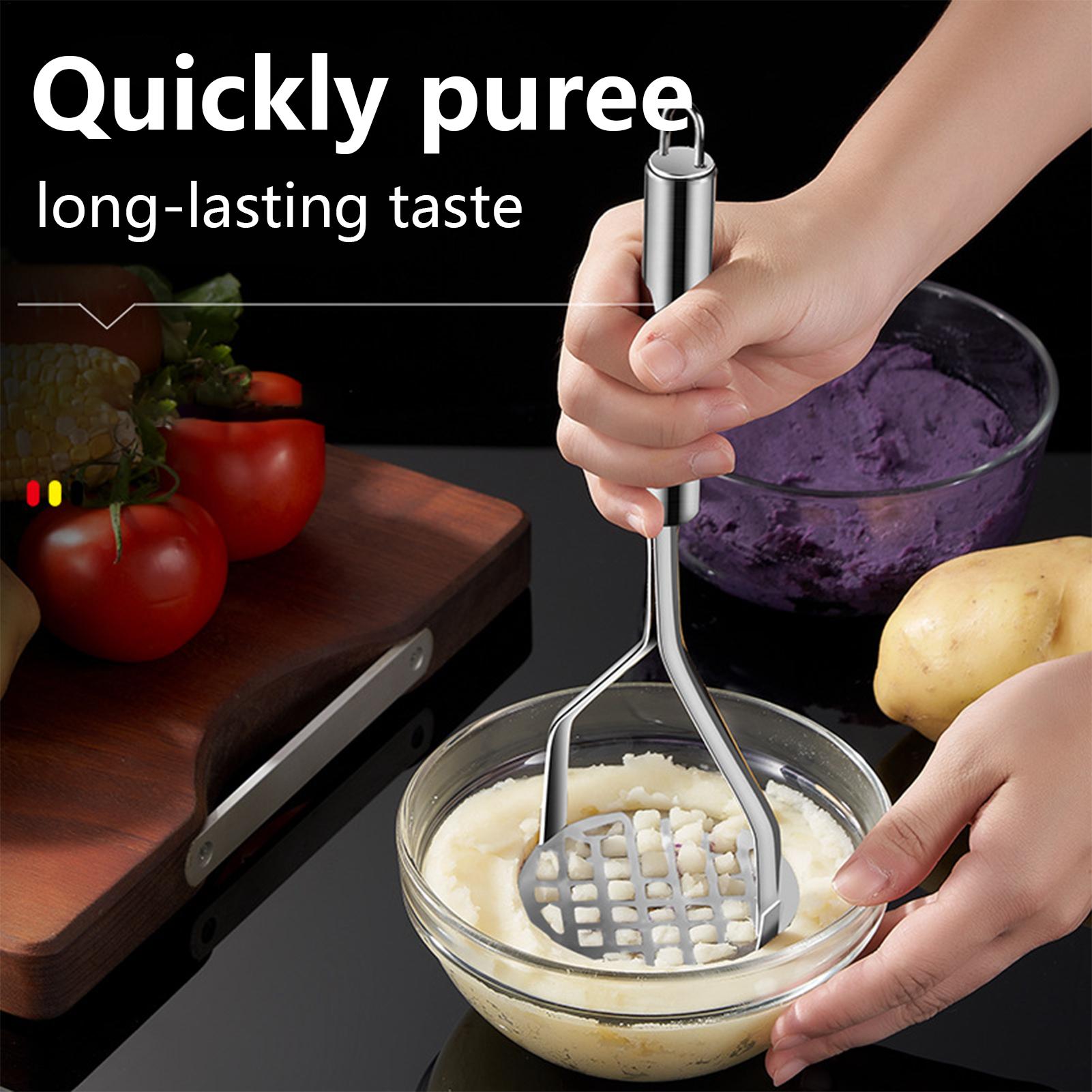 Écraseur manuel en acier inoxy - Kitchen Gadgets For Kids avis et prix