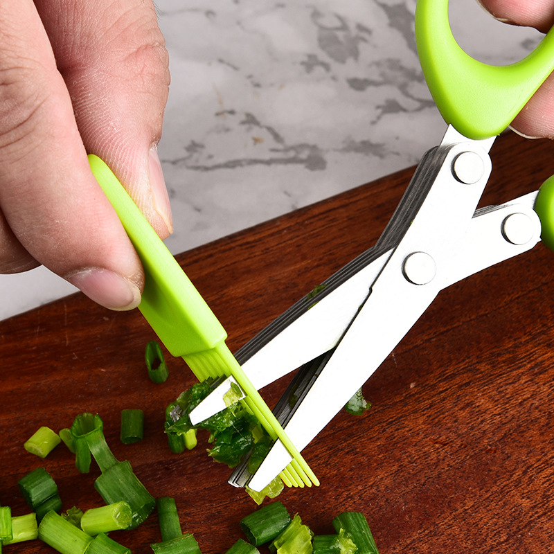 Ciseaux à ciboulette en acier  - Herb Scissors 5 Blade avis et prix