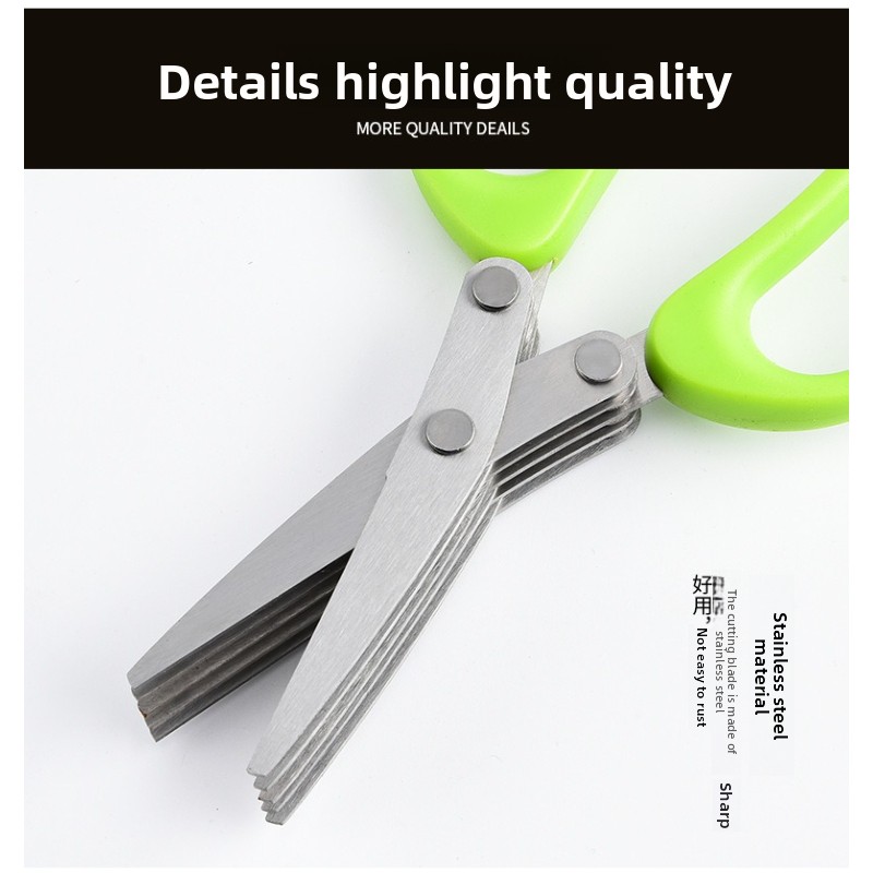 Ciseaux à ciboulette en acier  - Herb Scissors 5 Blade avis et prix