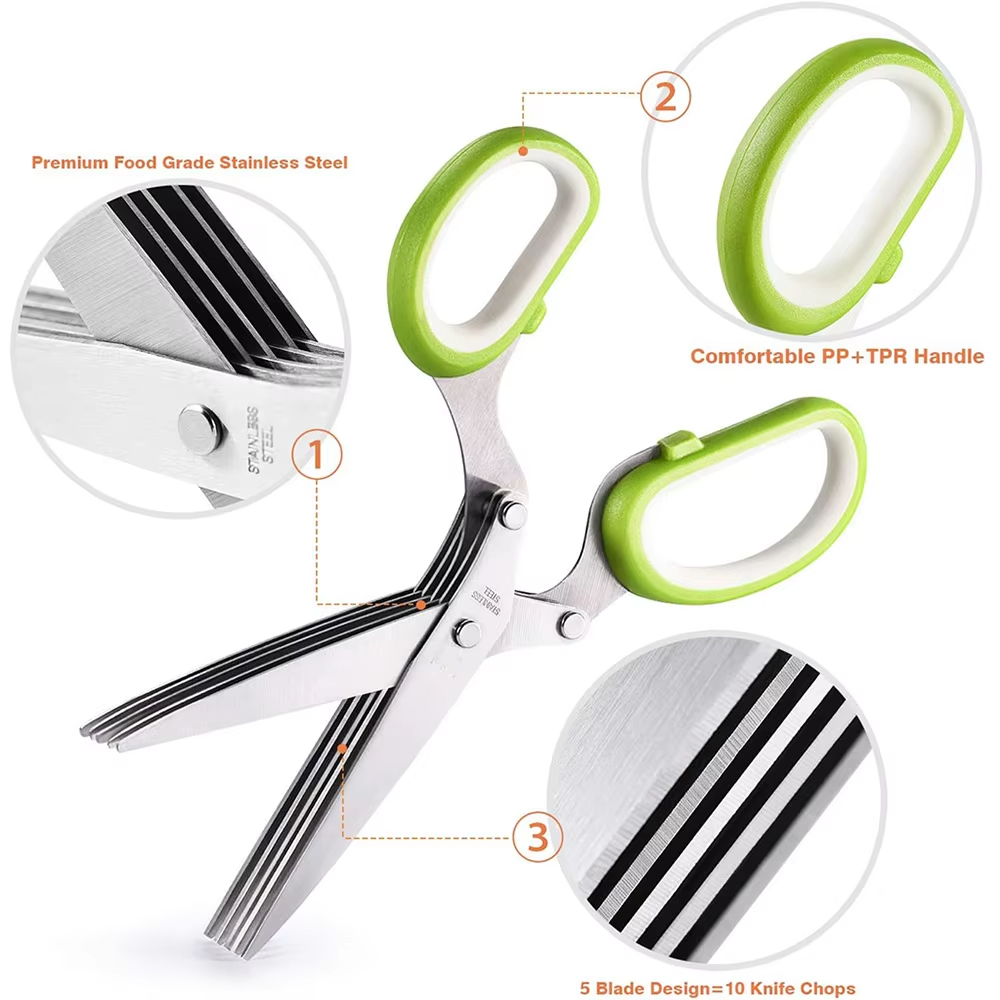 Ciseaux à base de plantes en a - Herb Scissors 5 Blade avis et prix