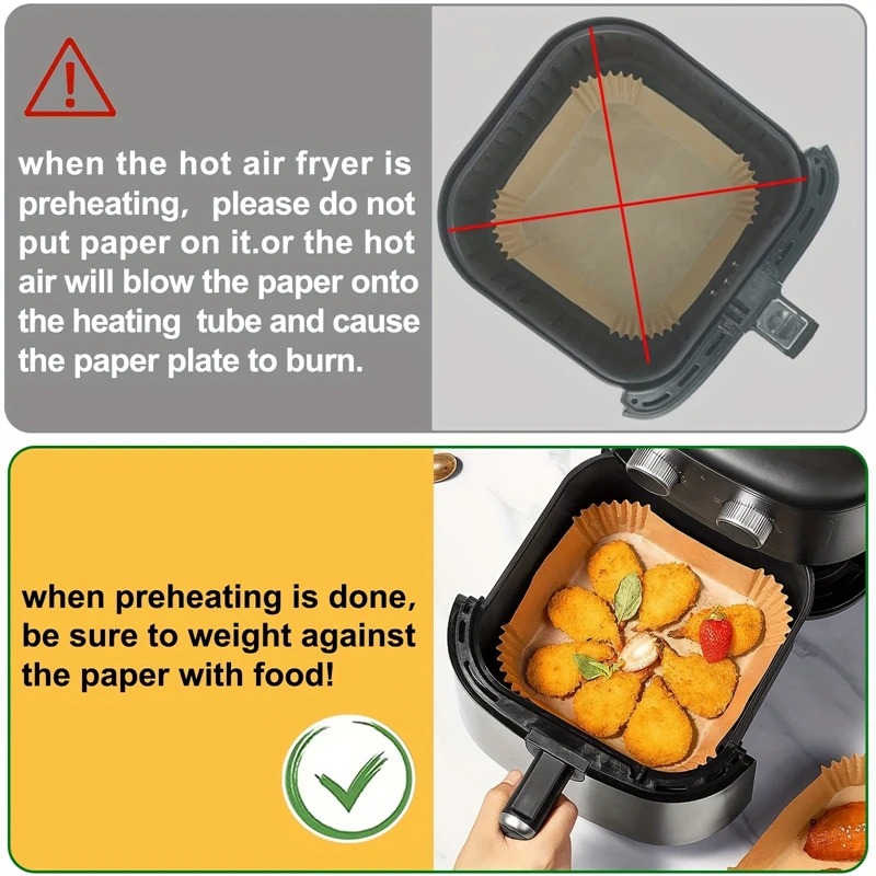 Papiers de cuisson jetables po - Kitchen Gadgets Air Fryer avis et prix