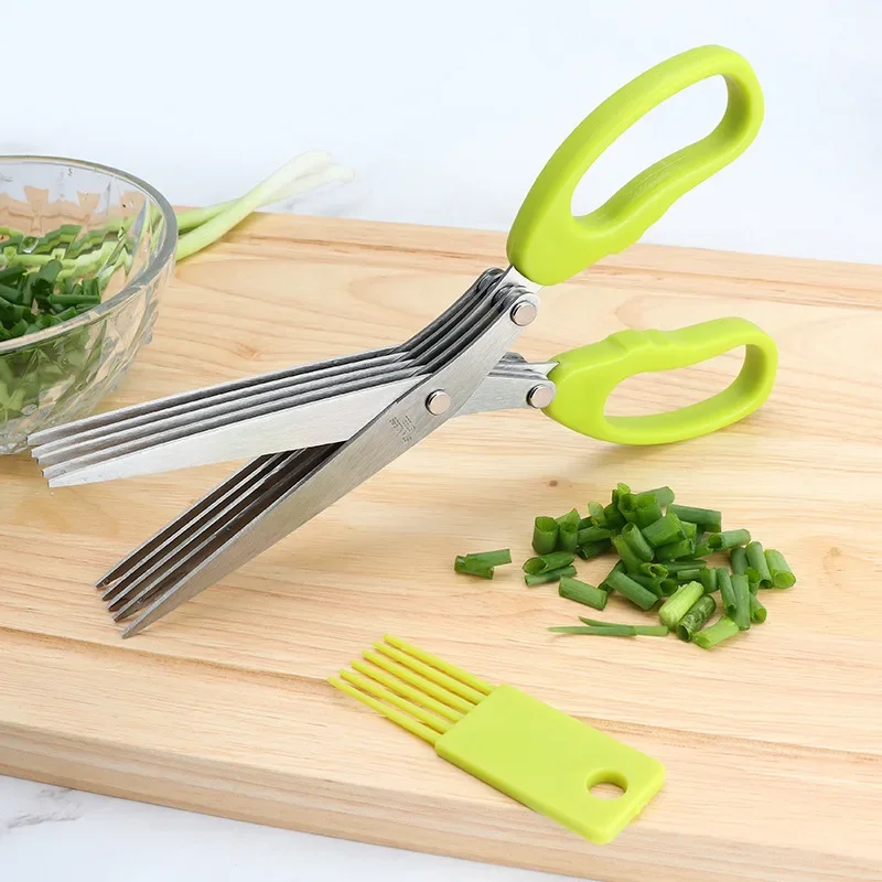 Ciseaux de Cuisine Multifoncti - Herb Scissors 5 Blade avis et prix